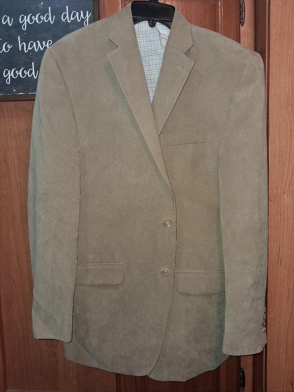 Lauren Ralph Lauren Men's Suede in Light Brown - Classic Single-Breasted Jacket